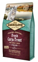 Сухой корм для кошек Carnilove Fresh для стерилизованных с карпом и форелью