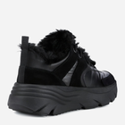 Zimowe sneakersy damskie na platformie do kostki ocieplane Geox D26UFB0FU85C9999 36 Czarne (8050036782922) - obraz 4