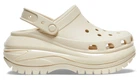 Женские кроксы Crocs Mega Crush Clog Bone M5W7-37-24 см 207988