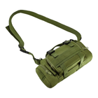 Тактична сумка Tactical 5L khaki поясна/ плечова/ армійська/ нагрудна - зображення 6