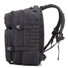 Рюкзак тактичний 50L black +сумки / штурмовий / армійський / MOLLE (3707) - зображення 3