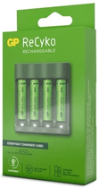 Зарядний пристрій АА/ААА GP ReCyko Everyday Battery Charger (USB) + 4 AAA 850 mAh (4891199199349) - зображення 3