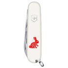 Складаний швейцарський ніж Victorinox Vx13603.7_Z2061u Spartan ZODIAC Бенгальський Кролик 12 функцій 91 мм червоний - зображення 3