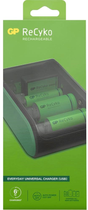 Ładowarka AA/AAA/9V/C GP ReCyko Universal Battery Charger B631 (USB) (4891199204210) - obraz 4