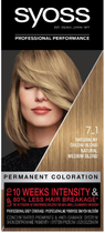 Фарба для волосся Syoss Permanent Coloration перманентний колір 7_1 Натуральний середній блонд (9000101713619) - зображення 1