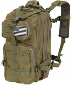 Рюкзак тактический Iso Trade армейский водонепроницаемый хакки 30 л 8916 - изображение 1