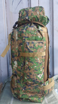 Рюкзак тактический походный DBZO объем 65 л пиксельный камуфляж - изображение 4