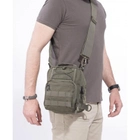Тактическая плечевая сумка кобура Pentagon UCB 2.0 K17046 Wolf-Grey (Сірий) - изображение 4