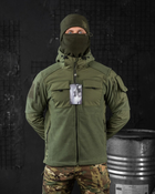 Тактическая флисовка куртка Esdy oliva combo Вт7056 XXXL - изображение 2