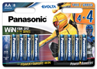 Baterie Panasonic Evolta alkaliczne AA blister, 8 szt Power Rangers (6477146) - obraz 1