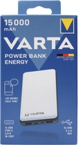 УМБ Varta Power Bank Energy 15000 mAh White (ŁAD-VAR-0000009) - зображення 5