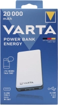 УМБ Varta Power Bank Energy 20000 mAh White (ŁAD-VAR-0000013) - зображення 5