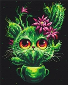 Картина по номерам Котенок кактусёнок (BS53868) Brushme 40x50 см