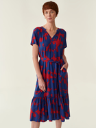 Плаття-футболка міді літнє жіноче Tatuum Mono T2214.196 40 Червоне (5900142154942) - зображення 1