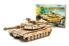 Дерев'яний 3D конструктор PuzzleOk танк Abrams 187 деталей