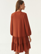 Sukienka krótka jesienna damska Tatuum Kenisa 1 T2220.206 XL Pomarańczowa (5900142178467) - obraz 2