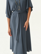 Sukienka długa jesienna damska Tatuum Tikano T2220.200 XS Ciemnoturkusowa (5900142175220) - obraz 4