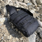 Сумка кобура наплічна | Чоловіча сумка-слінг плечова | Сумка для прихованого XY-463 носіння пістолета KordMart (TL271195ws38374) - зображення 5