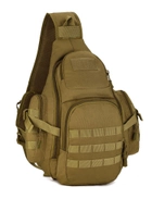 Рюкзак тактичний однолямочний Protector Plus X212 coyote - зображення 1