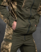 Мужской тактический весенний костюм Горка L пиксель+олива - изображение 3