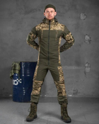 Мужской тактический весенний костюм Горка M пиксель+олива