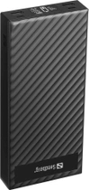Powerbank Sandberg 2 x USB-C PD100W 30000mAh Black (5705730420870) - obraz 2
