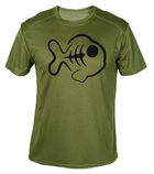Футболка потоотводящая военная ВСУ с принтом "Костлявая рыба" в оливе XL - изображение 1