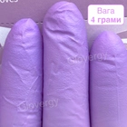 Перчатки нитриловые MediOK Azurite размер M аметистового цвета 100 шт - изображение 2