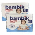 Дитячі підгузки-трусики Bambik 6 (15+ кг), 60 шт