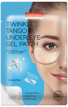 Płatki pod oczy Purederm Twinkle Tango Under Eye Gel Patch przeciwzmarszczkowe z brokatem 2 szt (8809541199004) - obraz 1