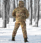 Зимний мужской повседневный костюм Zonda-20 Мультикам 3XL Kali AI396 с капюшоном анатомический покрой липучки под шевроны манжеты на липучках - изображение 5