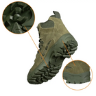 Чоловічі демісезонні черевики Oplot Олива 42 Kali AI550 з натурального зносостійкого нубуку покриті гідрофобним просоченням дихаюча мембранна підкладка - зображення 2