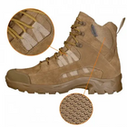 Чоловічі демісезонні черевики Oplot Койот 45 Kali AI560 з натурального зносостійкого нубуку покриті гідрофобним просоченням дихаюча мембранна підкладка - зображення 6