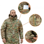 Зимняя мужская куртка Patrol System 3.0 Dewspo RS Мультикам L Kali AI419 съемный утепленный капюшон липучки на рукавах и груди для шевронов и патчей - изображение 9