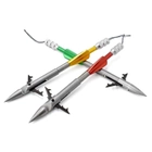 Дротик,стрела,гарпун для рогатки утяжелённый с цветным оперением - изображение 1