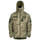 Зимний мужской костюм Cyclone NordStorm MM14 6619 куртка с капюшоном и штаны с высоким поясом Пиксель L Kali сохраняет тепло защита от ветра и влаги - изображение 5