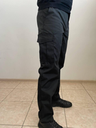Брюки для работников полиции черного цвета из ткани рипстоп, 48 - изображение 6