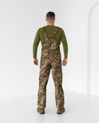 Комбинезон утепленный Пиксель softshell, мужские камуфляжные зимние брюки-комбинезон 54/56 - изображение 3