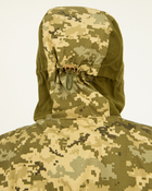 Костюм Горка камуфляжный олива пиксель, брюки с подтяжками, куртка с капюшоном, ветрозащитный 56 - изображение 4