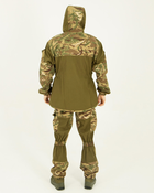 Костюм Горка камуфляжный олива мультикам, брюки с подтяжками 56 - изображение 3