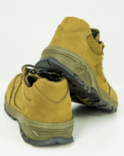 Кроссовки мужские кожаные с перфорацией Армос олива 40 - изображение 3