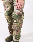 Штани зимові мультикам, чоловічі утеплені брюки камуфляжні Мультикам на нетканій підкладці 46 - зображення 5