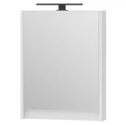 Шкафчик подвесной с зеркалом в ванную DEVIT Small 50x65x11.4см c подсветкой белый 065050W