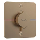 Внешняя часть смесителя без скрытой части HANSGROHE ShowerSelect Comfort Q бронзовый латунь 155x155мм 15583140