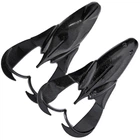 Силикон Keitech Noisy Flapper 3.5" (5 шт/уп) 001 black