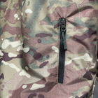 Легкая демисезонная мужская куртка Альфа KL433 прямая удлиненная с центральной застежкой молнией с водонепроницаемого материала с утепленным съемным капюшоном Мультикам 52 р. (Kali) - изображение 4
