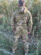 Куртка мультикам Soft-Shell Combat одежда не промокает камуфляж S M, Камуфляж Мультикам - изображение 4