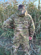 Куртка мультикам Soft-Shell Combat одежда не промокает камуфляж S XL, Камуфляж Мультикам - изображение 6