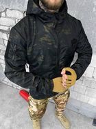 Куртка тактична чорний мультикам XL - зображення 5
