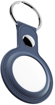 Шкіряний брелок KeyBudz Leather Keyring для Apple AirTag (2 Pack) Cobalt Blue (AT2_S1_CBB) - зображення 3